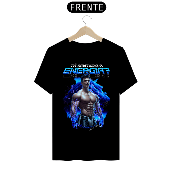 Camiseta Alpha Front | TÁ SENTINDO A ENERGIA? - NIKOLA TESLA