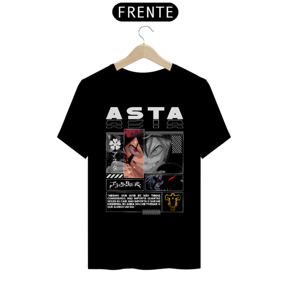 Camiseta Alpha Front | BLACK CLOVER - ASTA アスタ