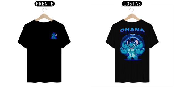 Camiseta Alpha Back Premium | OHANA - STITCH