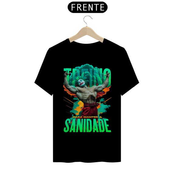 Camiseta Alpha Front Premium | TREINO PARA MANTER A SANIDADE - JOKER
