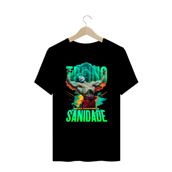 Camiseta Oversized Alpha Premium | TREINO PARA MANTER A SANIDADE - JOKER
