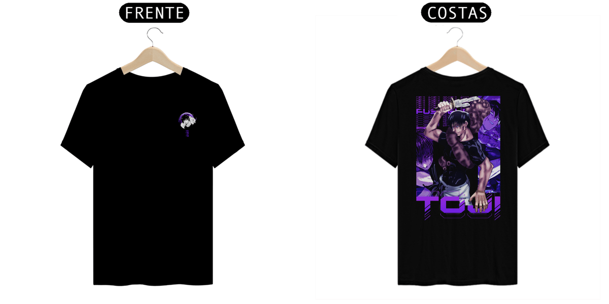 Nome do produto: Camiseta Alpha Back Premium | JUJUTSU KAISEN - FUSHIGURO TOJI 伏黒甚爾