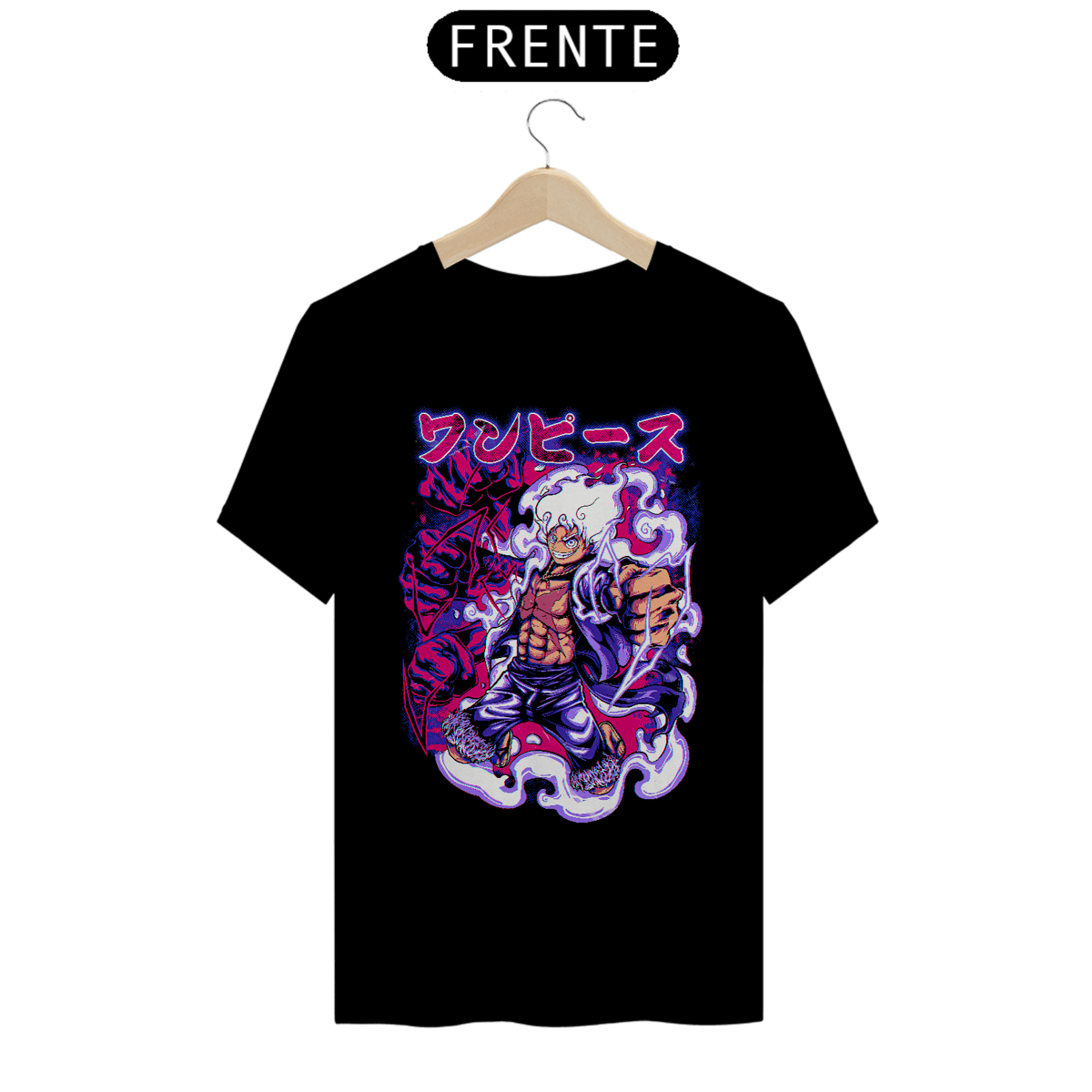 Nome do produto: Camiseta Alpha Front Premium | ONE PIECE - MONKEY D. LUFFY モンキー・D・ルフィ