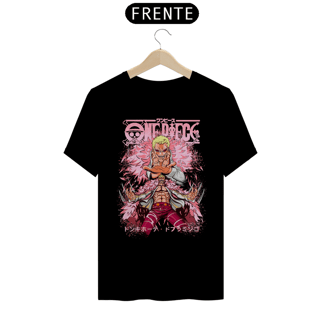 Nome do produto Camiseta Alpha Front Premium | DEMÔNIO CELESTIAL - DOFLAMINGO ドフラミンゴ