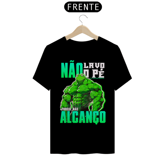 Camiseta Alpha Front Premium | NÃO LAVO O PÉ - KERMIT