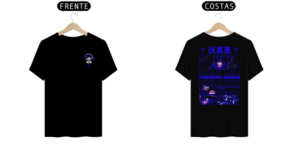 Camiseta Alpha Back Premium | DEZ SOMBRAS - FUSHIGURO MEGUMI 伏黒恵
