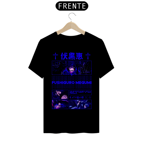 Camiseta Alpha Front Premium | DEZ SOMBRAS - FUSHIGURO MEGUMI 伏黒恵