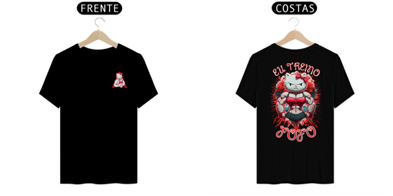 Camiseta Alpha Back Premium | EU TREINO FOFO - HELLO KITTY