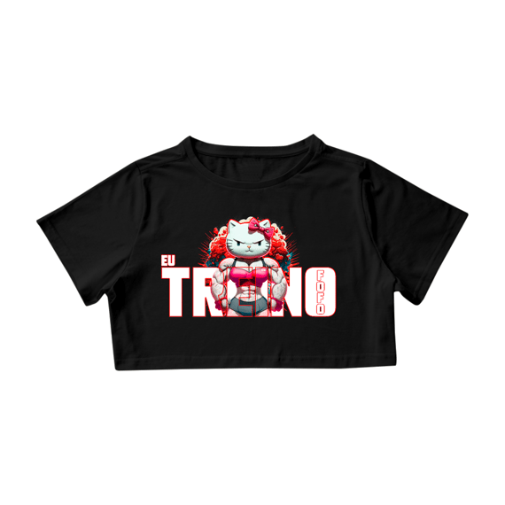 Cropped Alpha Premium | EU TREINO FOFO - HELLO KITTY