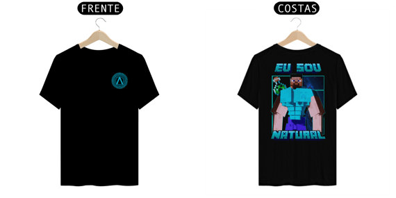 Camiseta Alpha Back Premium | EU SOU NATURAL - STEVE