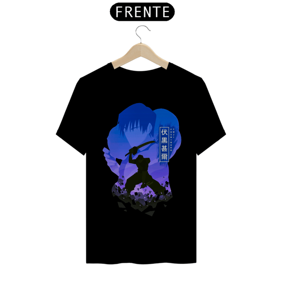 Camiseta Alpha Front Premium | RESTRIÇÃO CELESTIAL - FUSHIGURO TOJI 伏黒甚爾