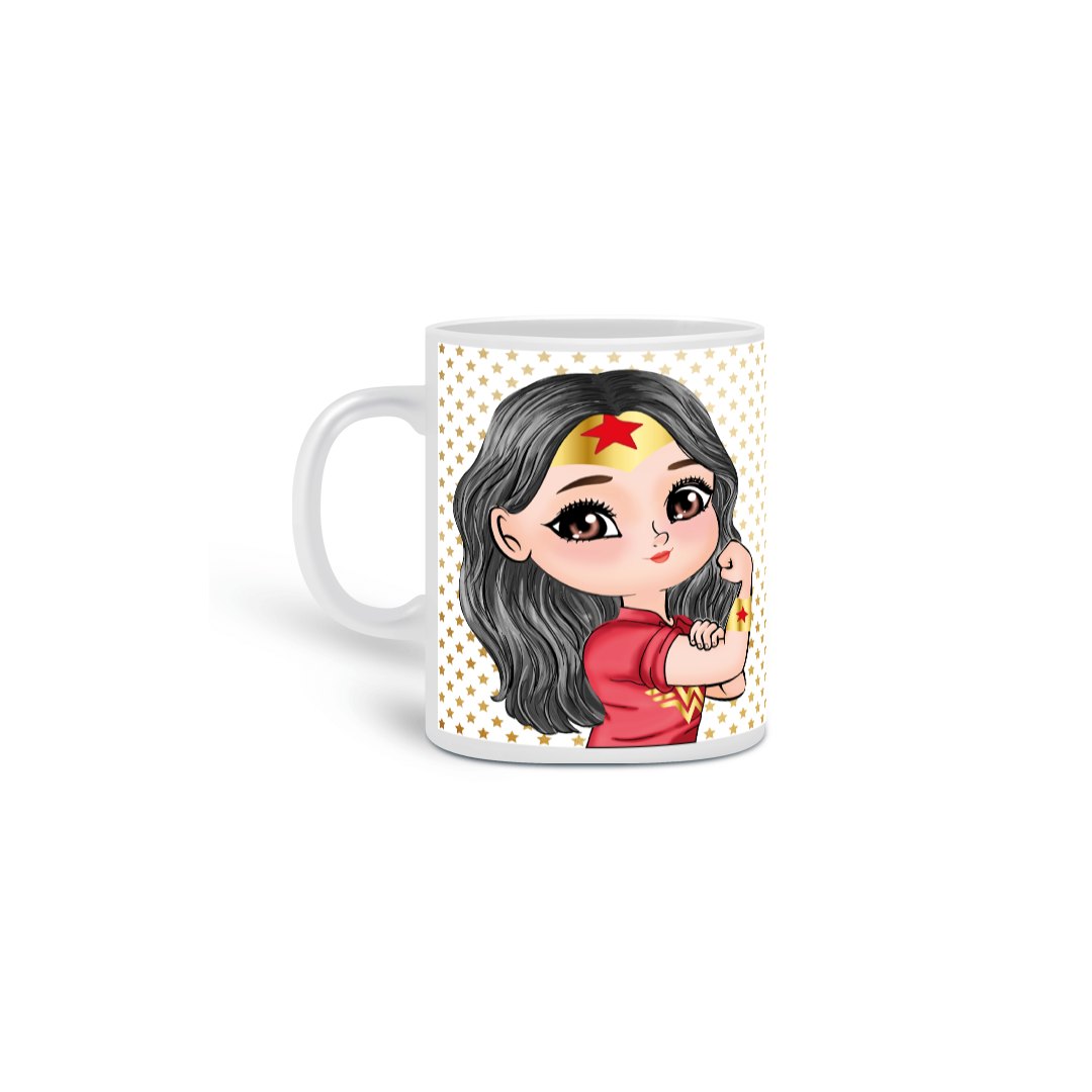 Nome do produto: Caneca Mulher Maravilha