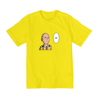 Nome do produto Camiseta Infantil (2 a 8) One-Punch Man 4