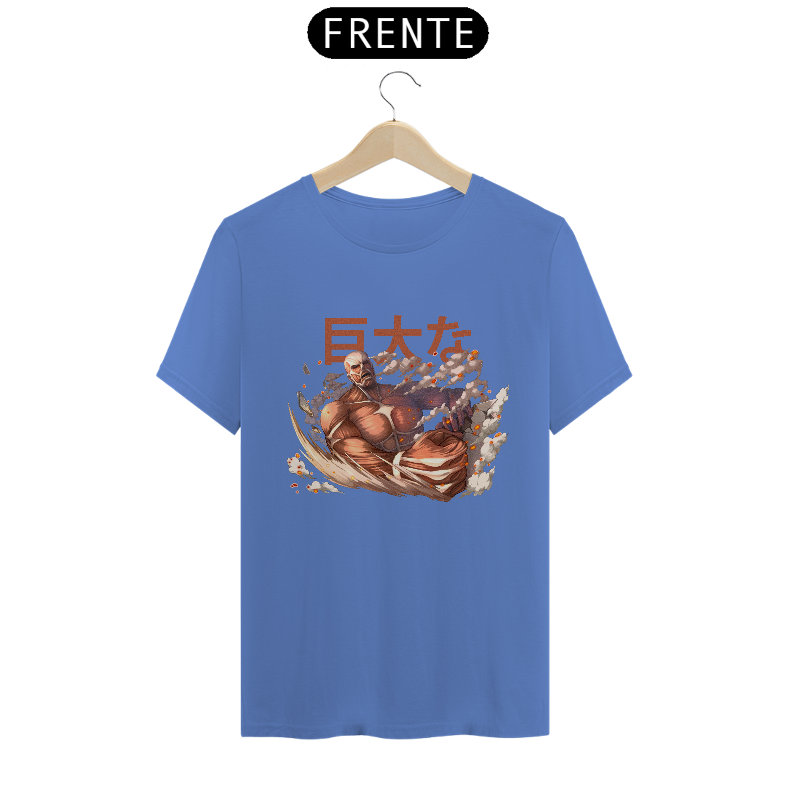 Camiseta Estonada Unissex Attack on Titan 2