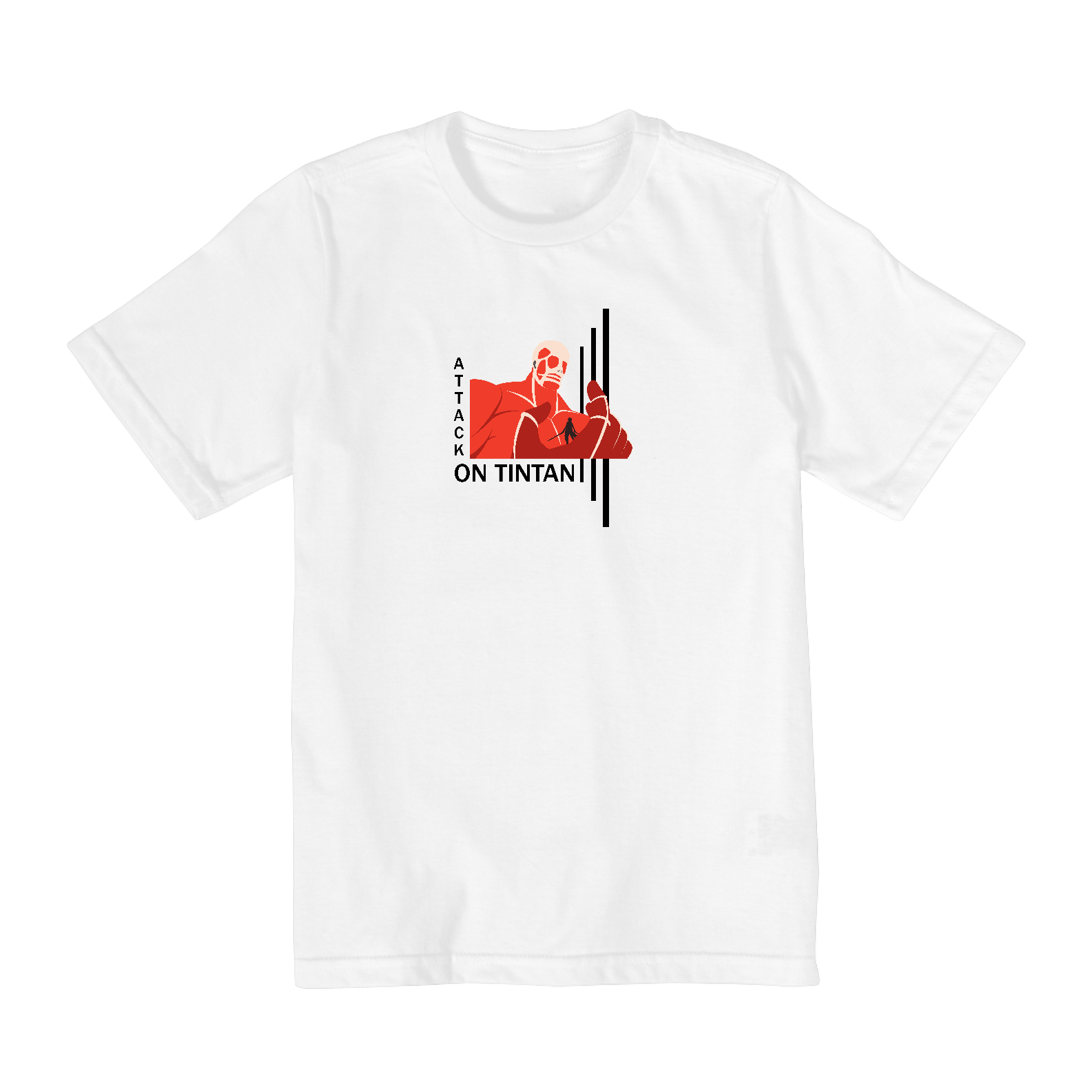 Camiseta Infantil (2 a 8) Attack on Titan 2