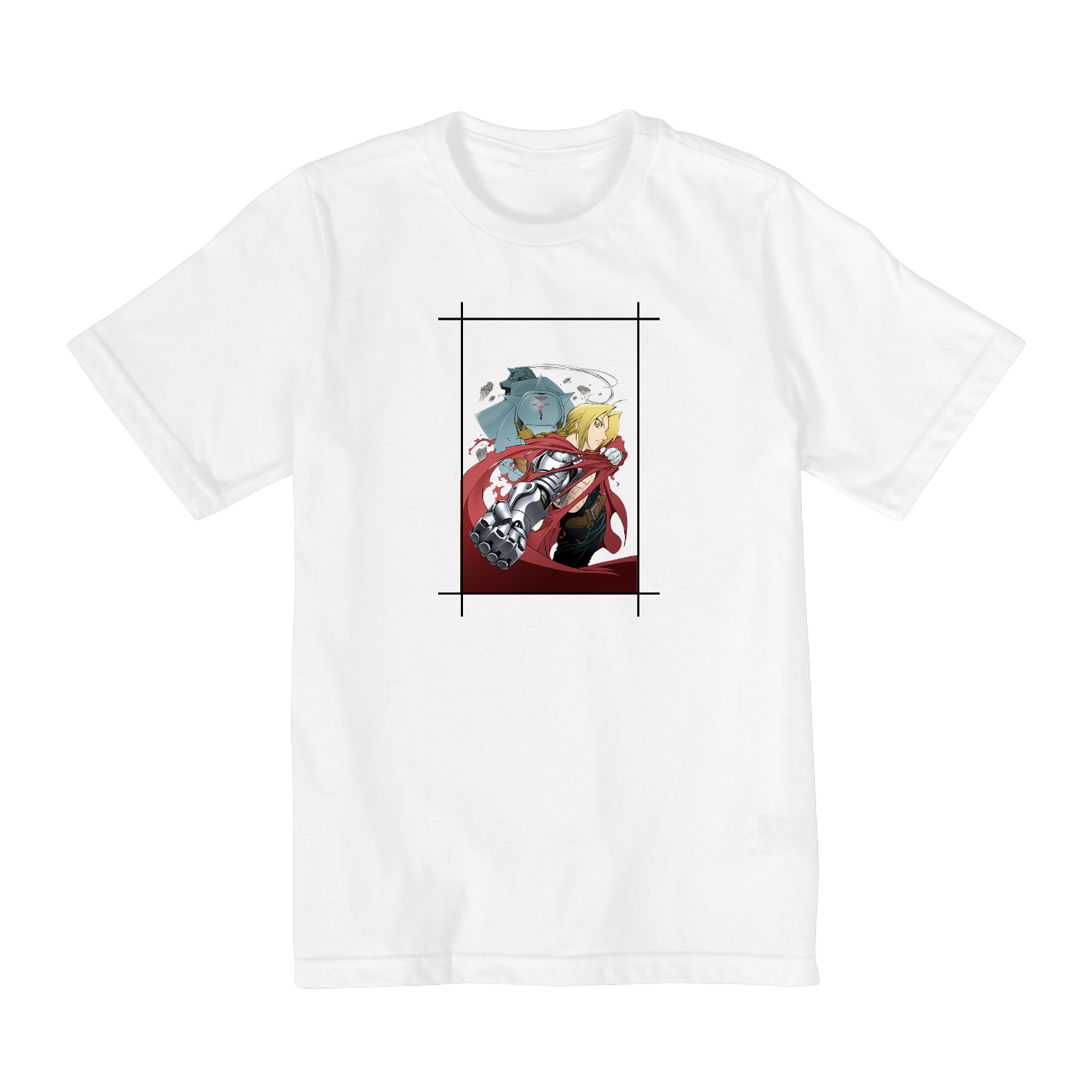 Camiseta Infantil (2 a 8) Fullmetal Alchemist 4