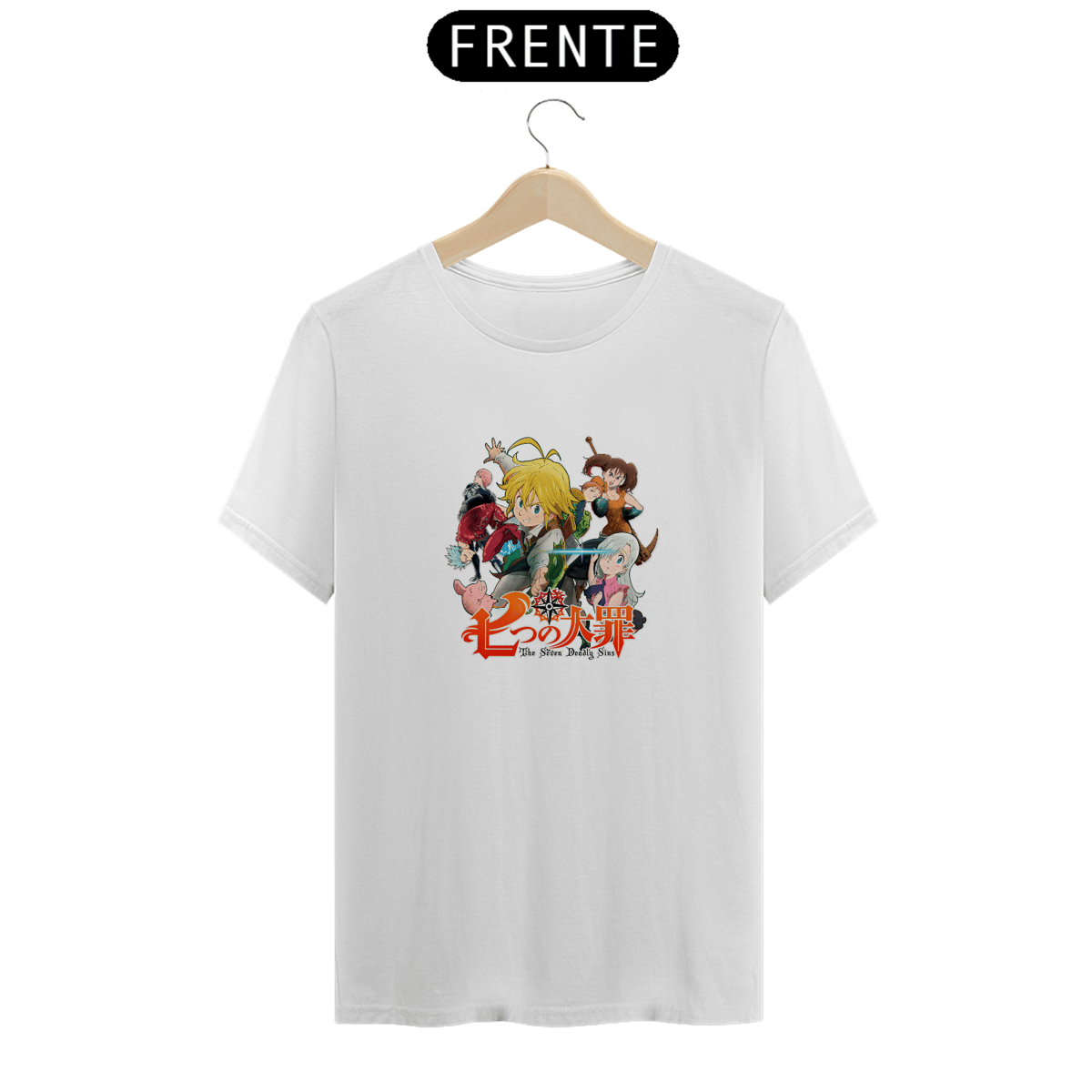 Nome do produto: Camiseta Unissex Nanatsu no taizai 19
