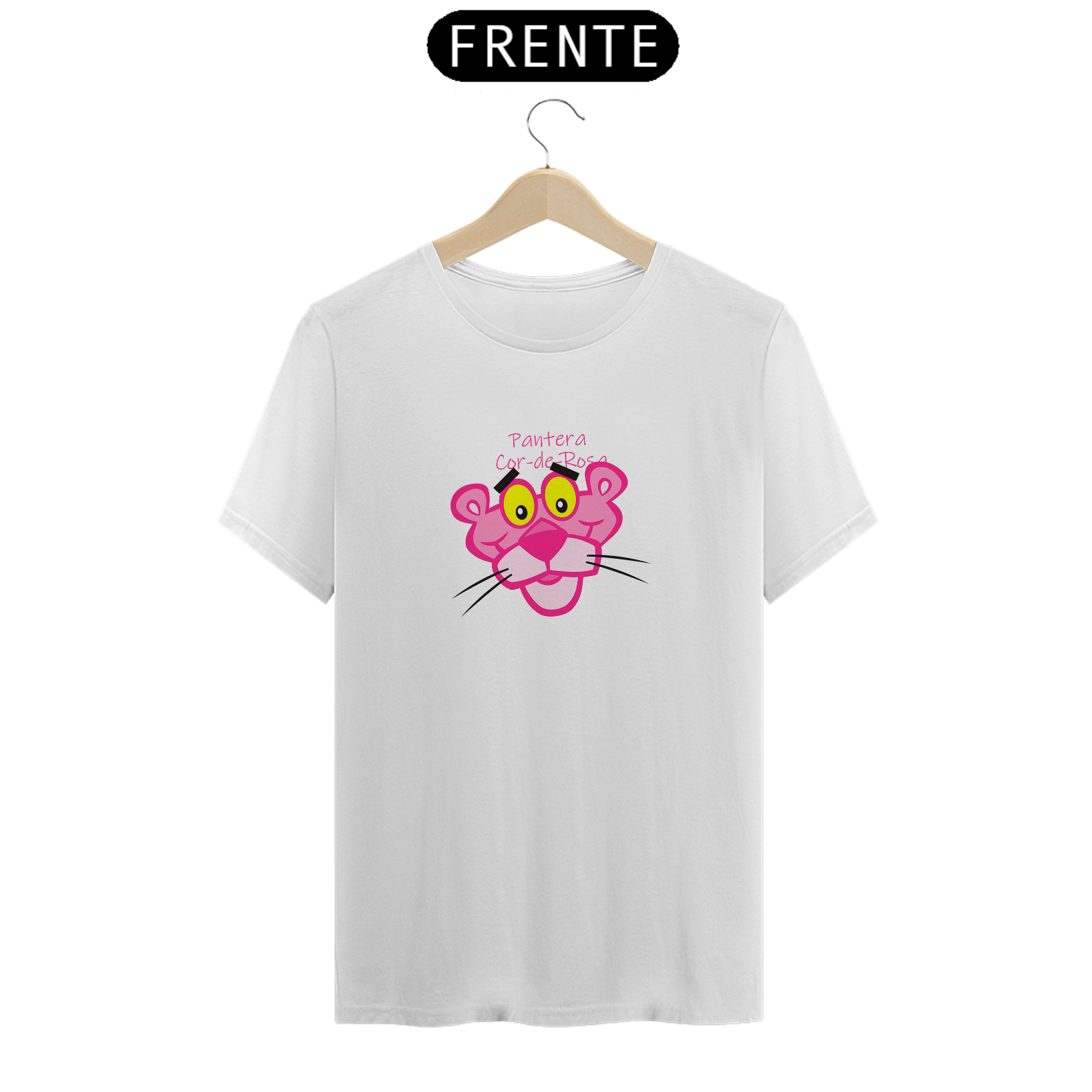 Camiseta Unissex A Pantera Cor-de-Rosa 2