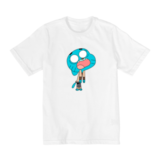 Nome do produto Camiseta Infantil (2 a 8) O Incrível Mundo de Gumball 2
