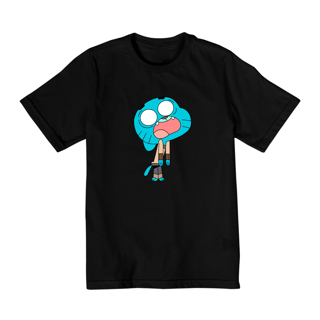 Camiseta Infantil (2 a 8) O Incrível Mundo de Gumball 2