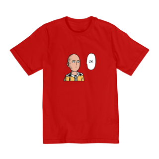 Nome do produto Camiseta Infantil (2 a 8) One-Punch Man 4