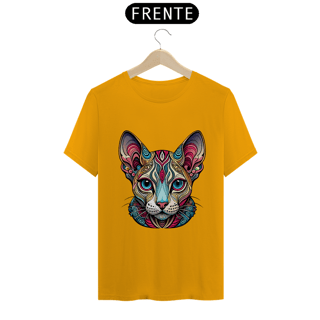 Nome do produto Camiseta personalizada Gato Sphynx Mandala