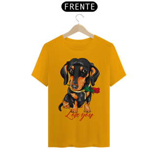 Nome do produto Camiseta  dachshund (Love you)