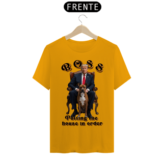 Nome do produto Camiseta Pitbull e Donald Trump