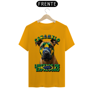 Nome do produto Camiseta Cão Caramelo Patriota