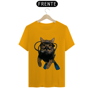 Nome do produto Camiseta Quality Gato Mergulhador