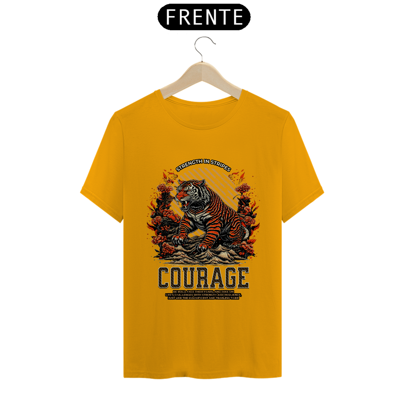 Nome do produto Camiseta Classica Courage
