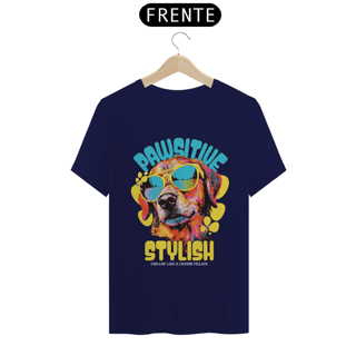 Nome do produto Camiseta Pet Pawsitive Stylish