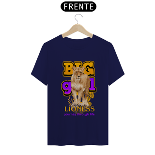 Nome do produto Camiseta Classica Leoa Big Girl Lioness