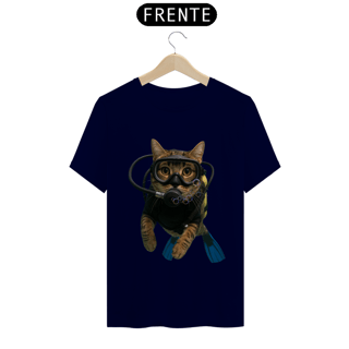 Nome do produto Camiseta Quality Gato Mergulhador