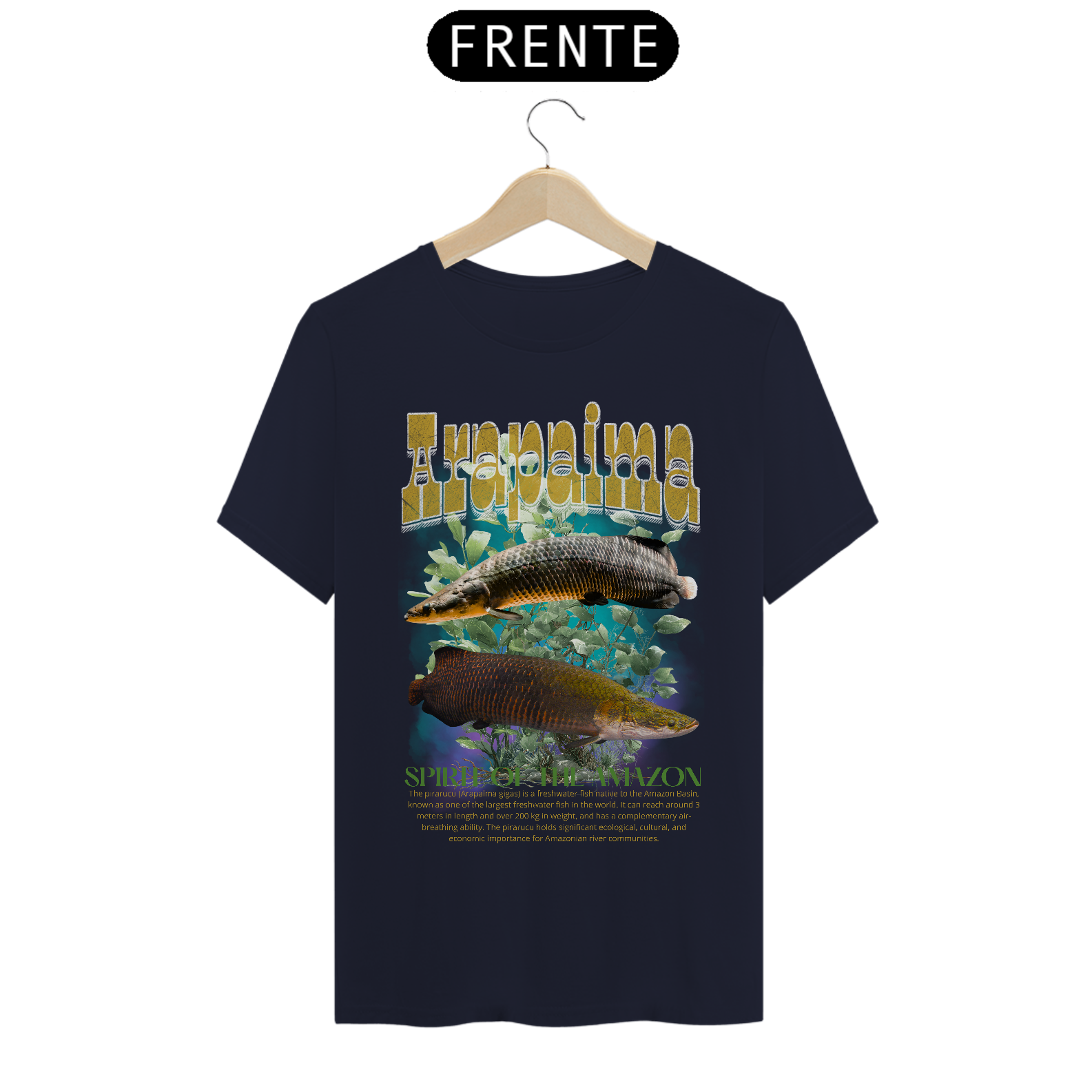 Nome do produto Camiseta Prime Arapaima (Pirarucu ) Amazonas