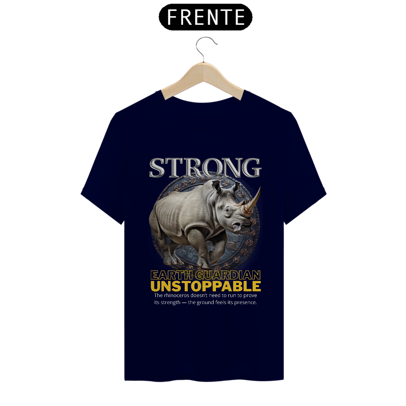Nome do produto Camiseta Quality Strong (rinoceronte)