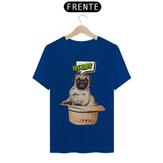 Nome do produto Camiseta personalizada cão raça Pug