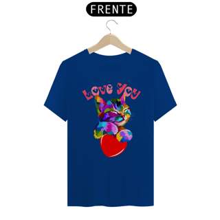 Nome do produto Camiseta Gatinho Love you