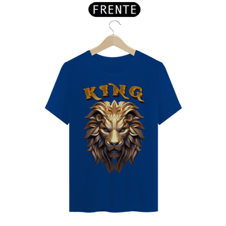 Nome do produto Camiseta Leão King dourado 3D