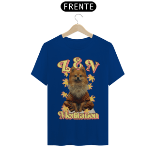 Nome do produto Camiseta lulu da Pomerania Zen Meditation