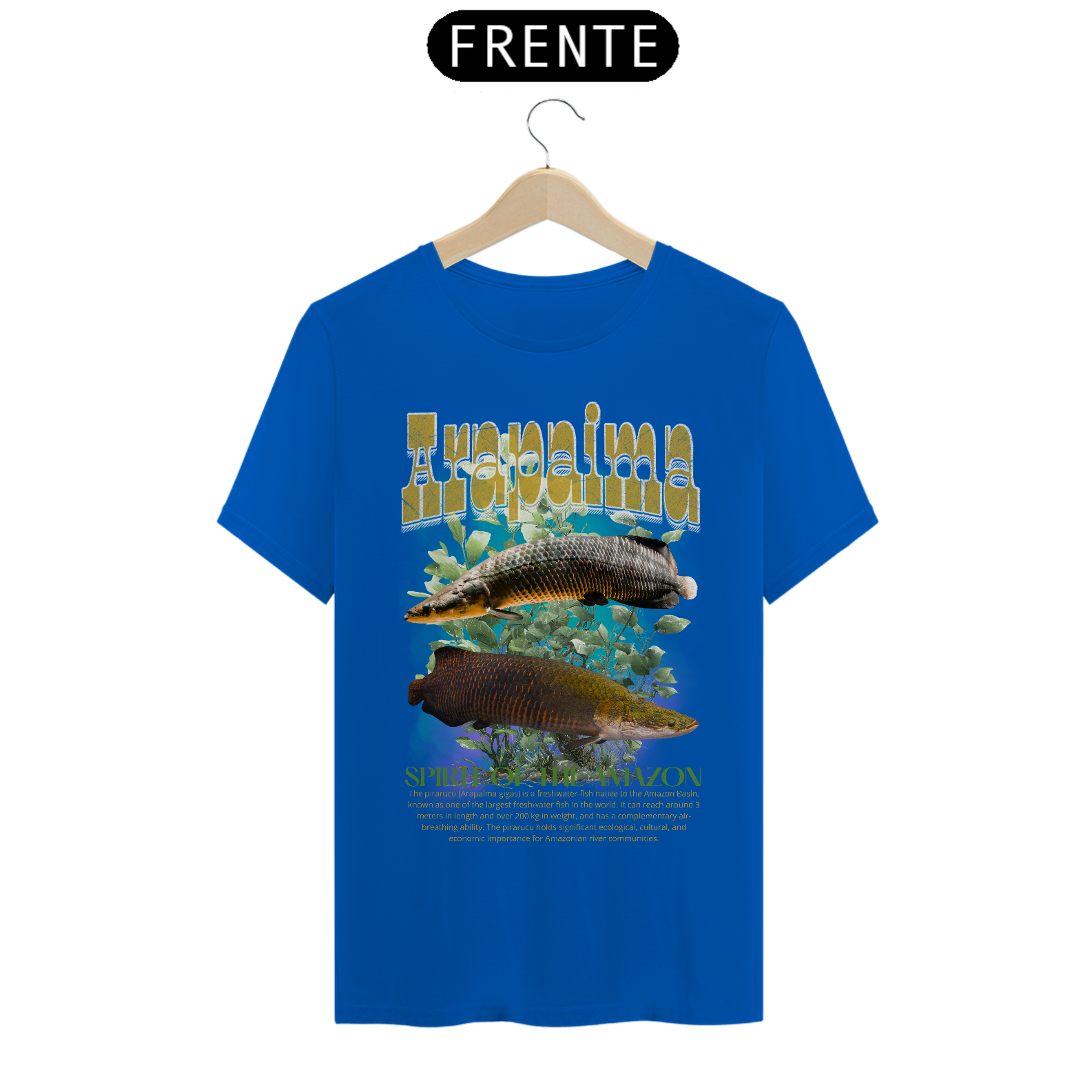 Nome do produto Camiseta Prime Arapaima (Pirarucu ) Amazonas