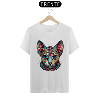 Nome do produto Camiseta personalizada Gato Sphynx Mandala
