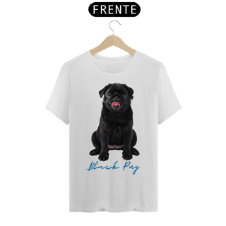 Nome do produto Camiseta Black Pug personalizada