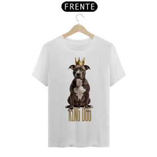 Nome do produto Camiseta Pit Bull King Dog personalizada