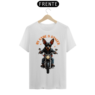 Nome do produto Camiseta Cômica My Name is Danger