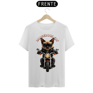 Nome do produto Camiseta Cômica Dangerous Cat