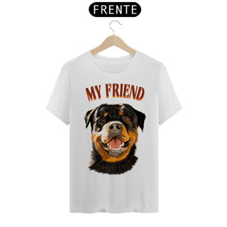 Nome do produto Camiseta Rottweiler ( My Friend )