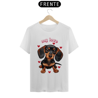 Nome do produto Camiseta dachshund My Love