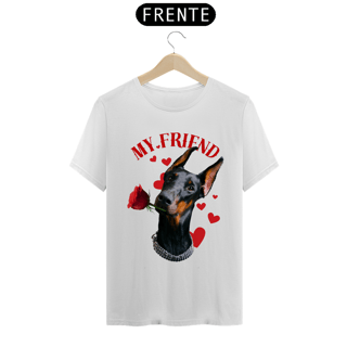 Nome do produto Camiseta personalizada My Friend Doberman