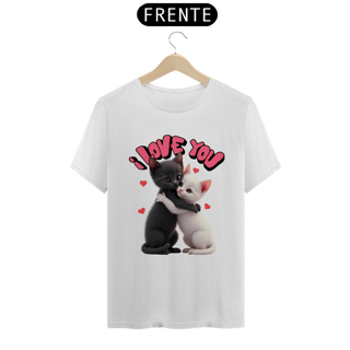 Nome do produto Camiseta personalizada I love You
